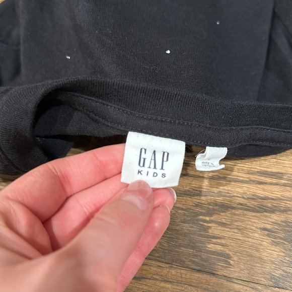 Gap Girl’s Long Sleeve Rhinestone Long Sleeve - Size Large - Picture 3 of 5